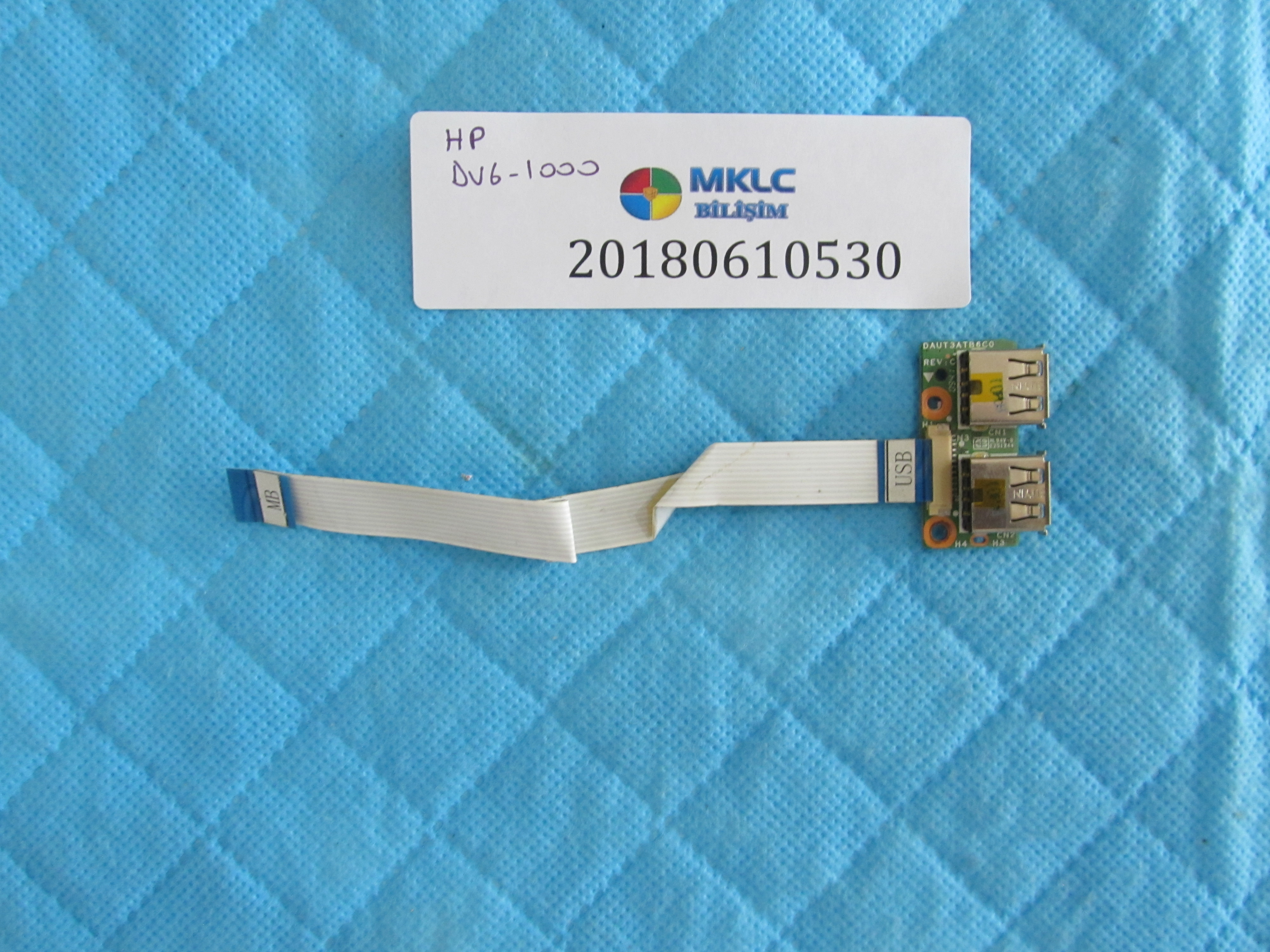 Hp dv6-1000 usb port flex orjinal ürün
