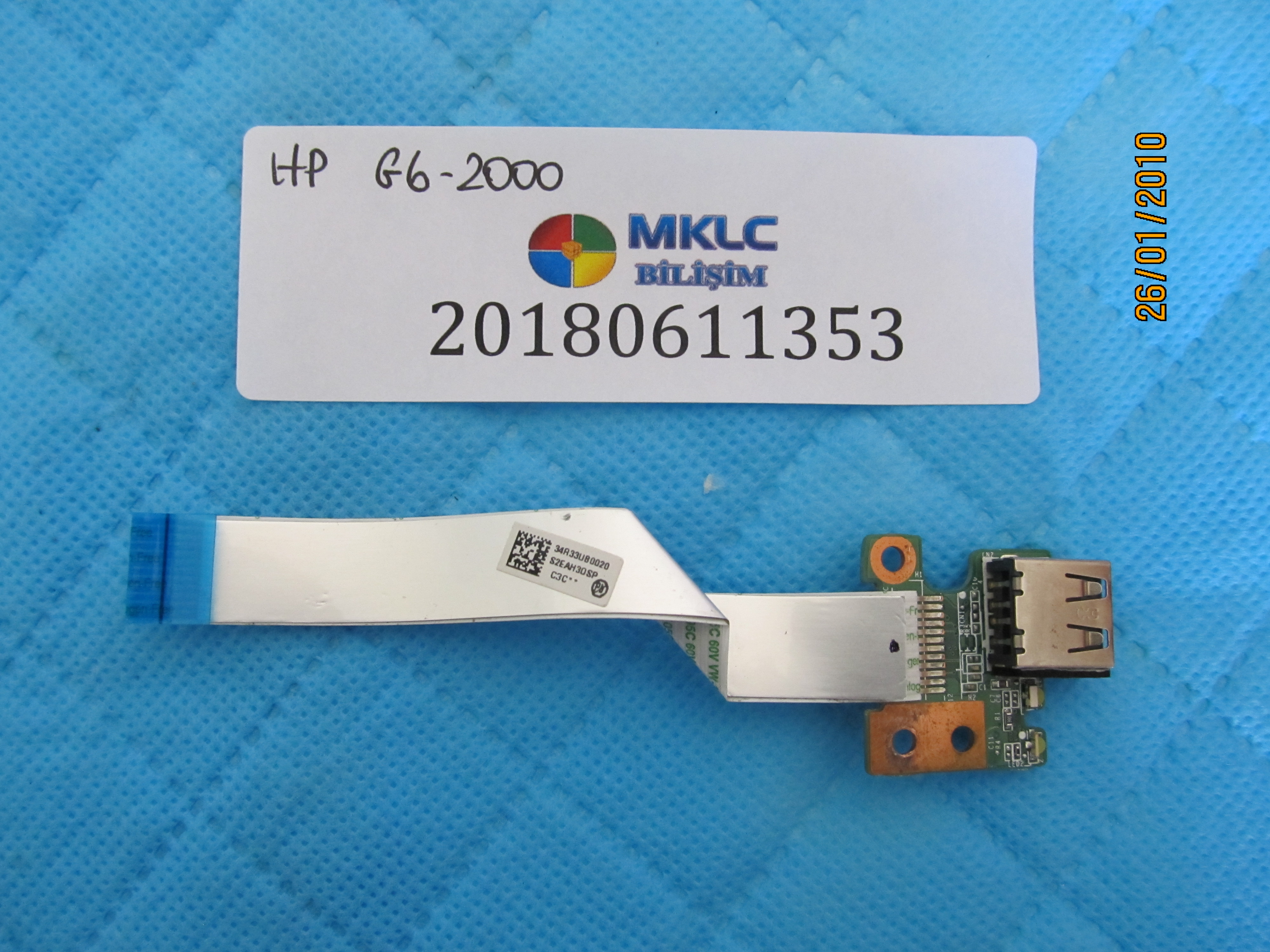 Hp g6-2000 usb port flex orjinal ürün