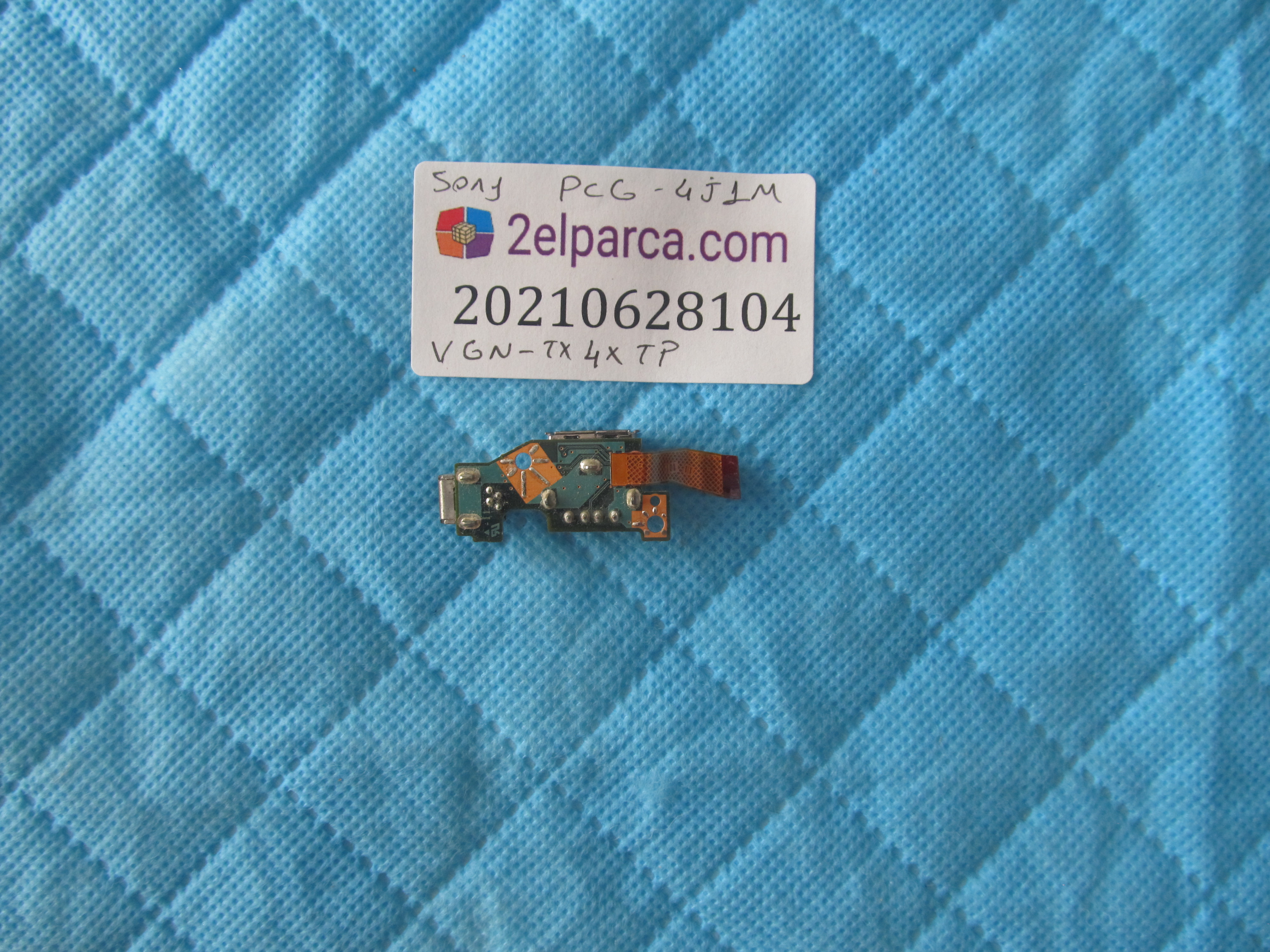 SONY Sony pcg-4j1m vgn-tx4xtp usb port flex küçük görsel 2