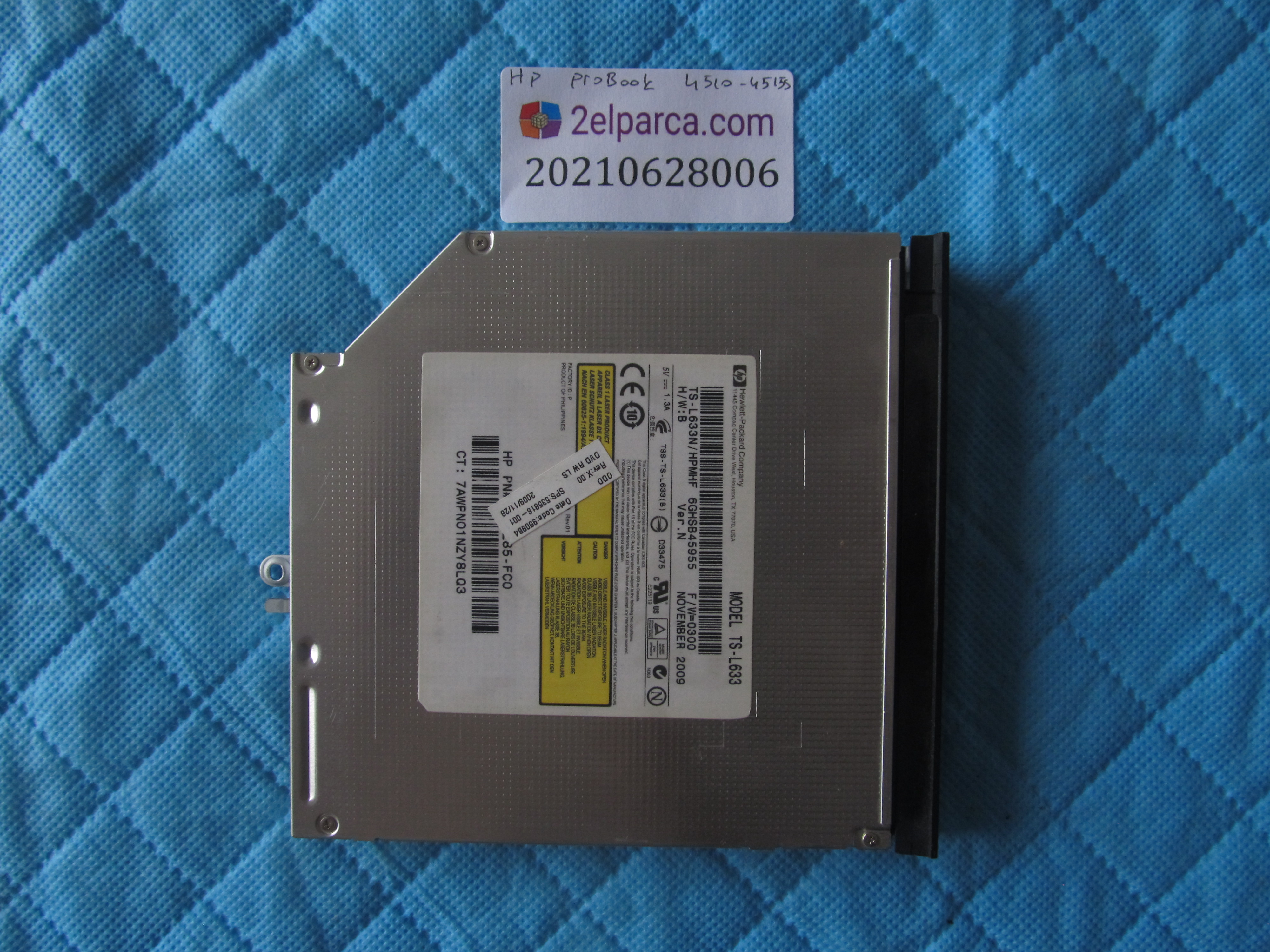 HP Hp probook 4510-4515s dvd küçük görsel 2