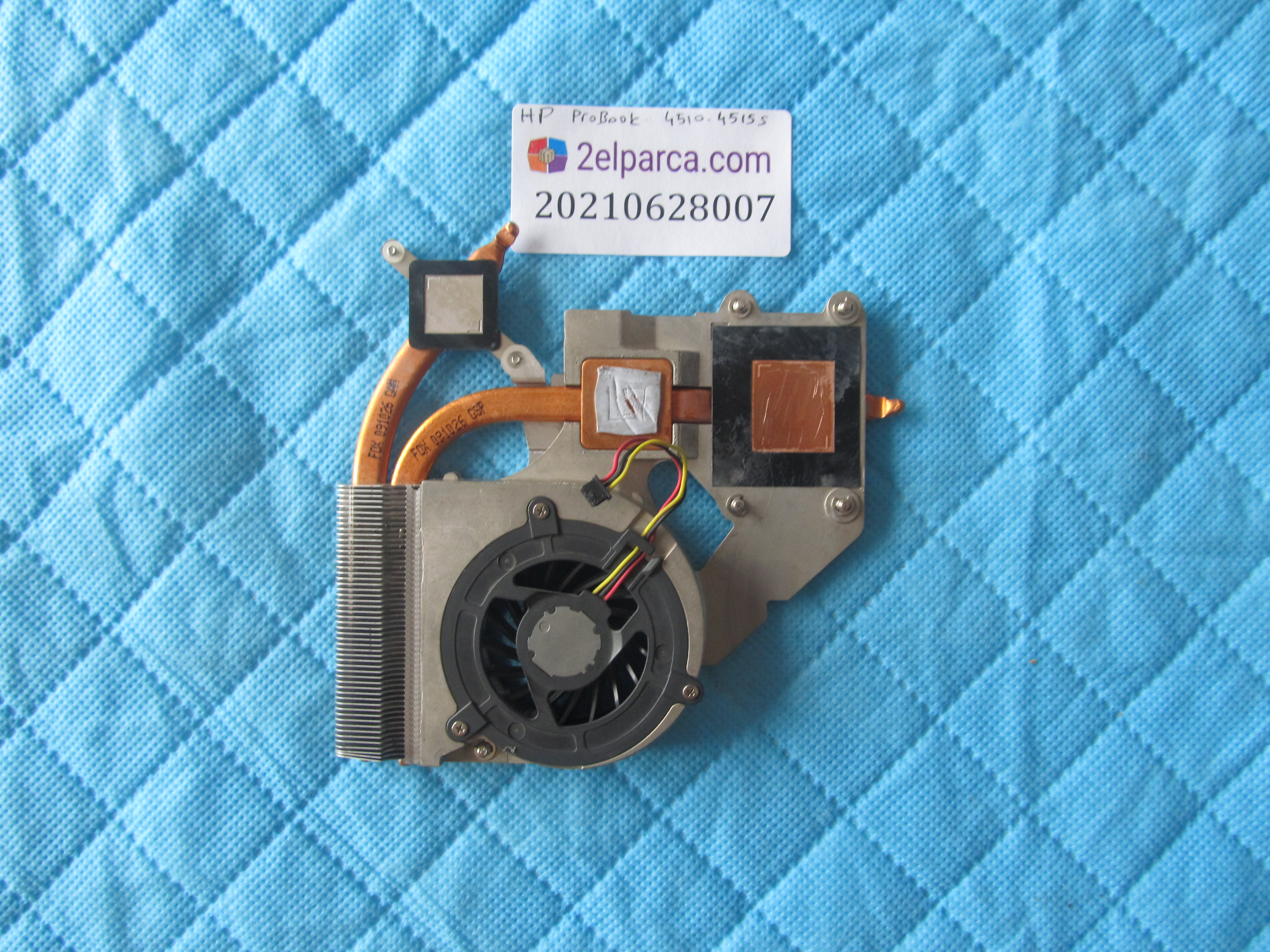 HP Hp probook 4510-4515s fan bakir soğutucu (heatsink) küçük görsel 2
