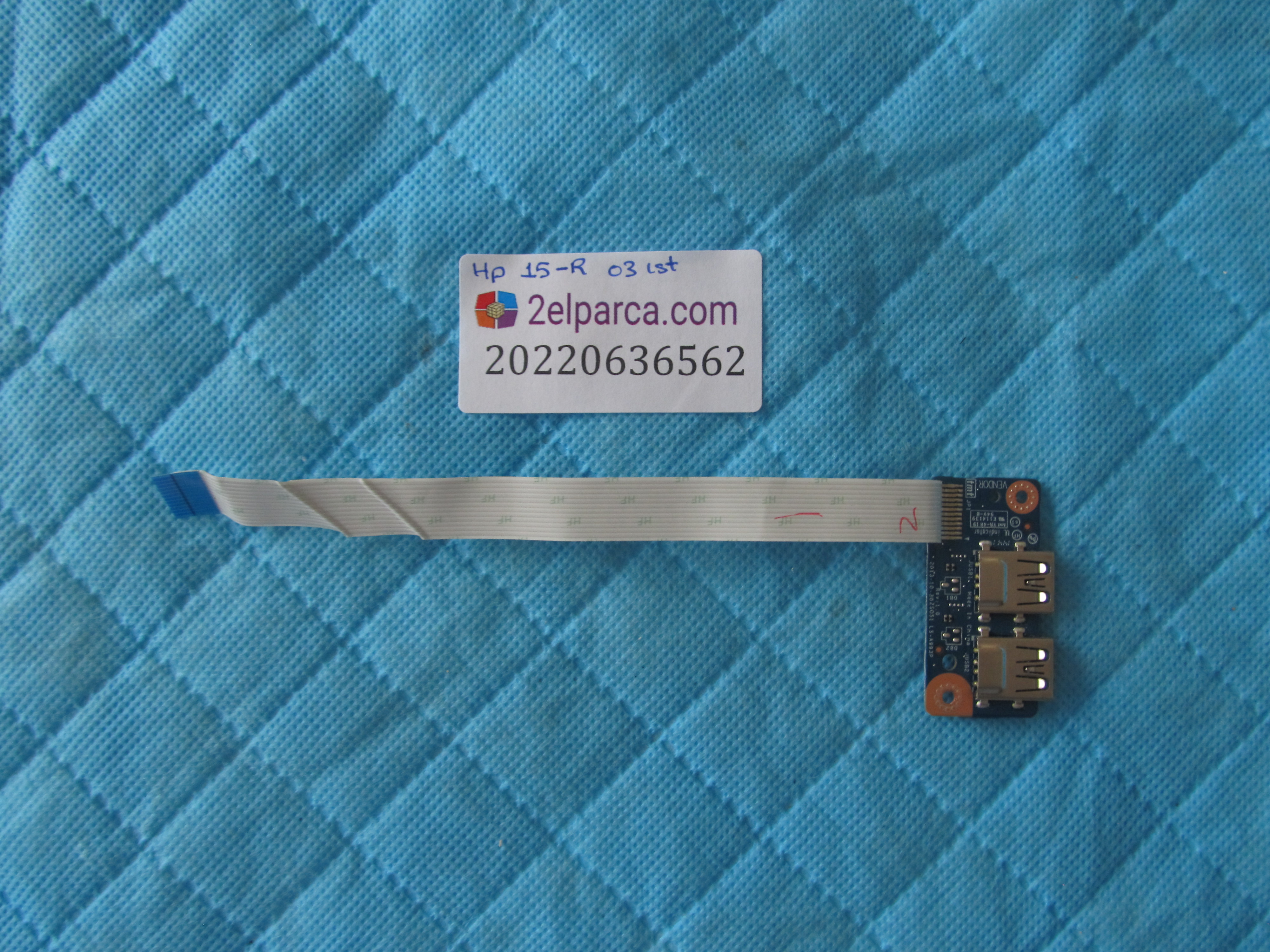 HP Hp 15-r031st usb board flex orjinal ürün küçük görsel 2