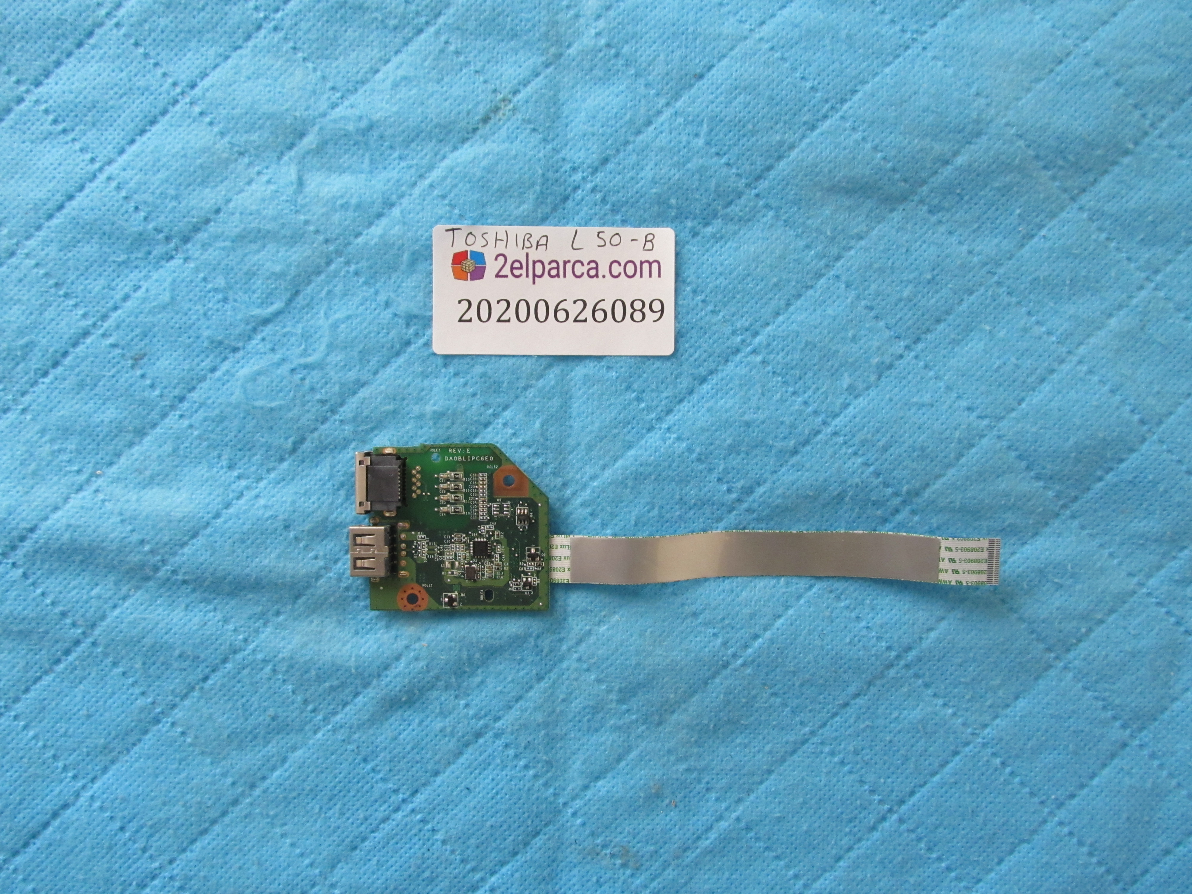 TOSHİBA Toshiba l50-b usb ethernet ve usb port flex orjinal ürün küçük görsel 2