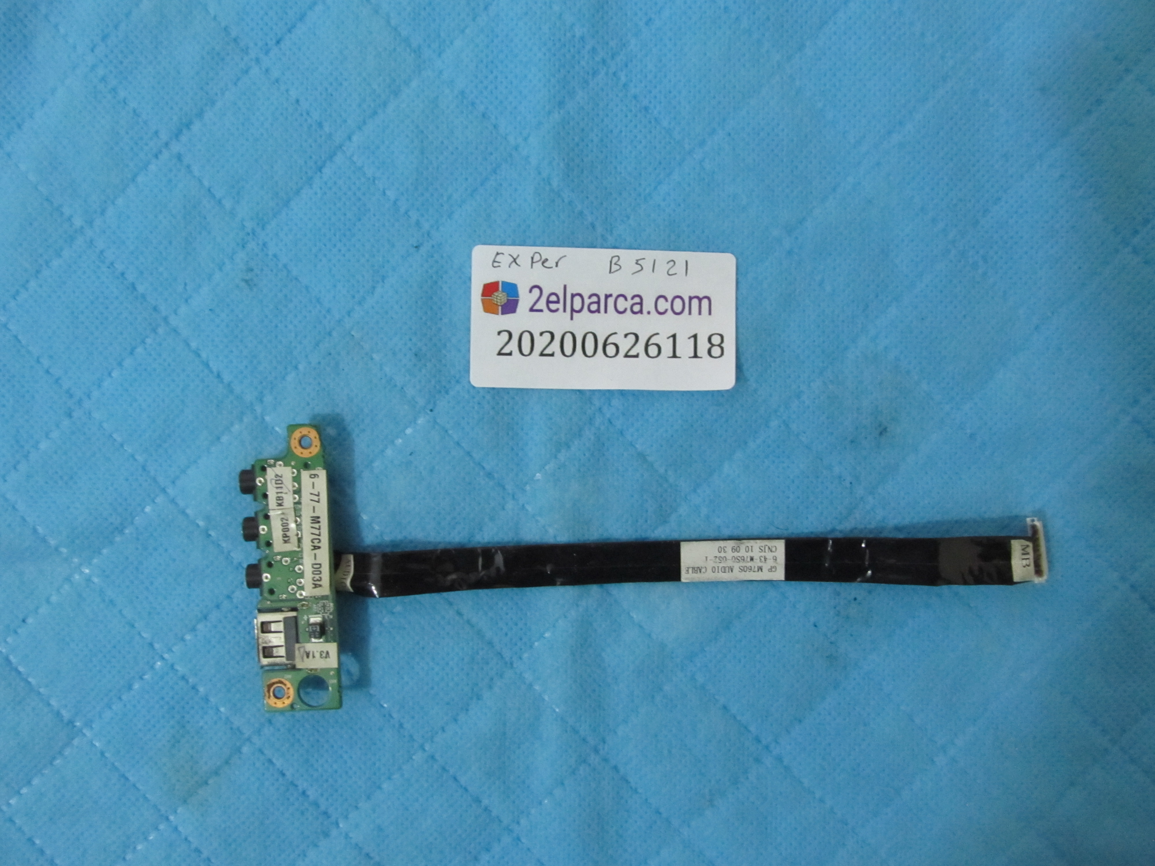 EXPER Exper b5121 ses ve usb port flex orjinal ürün küçük görsel 2