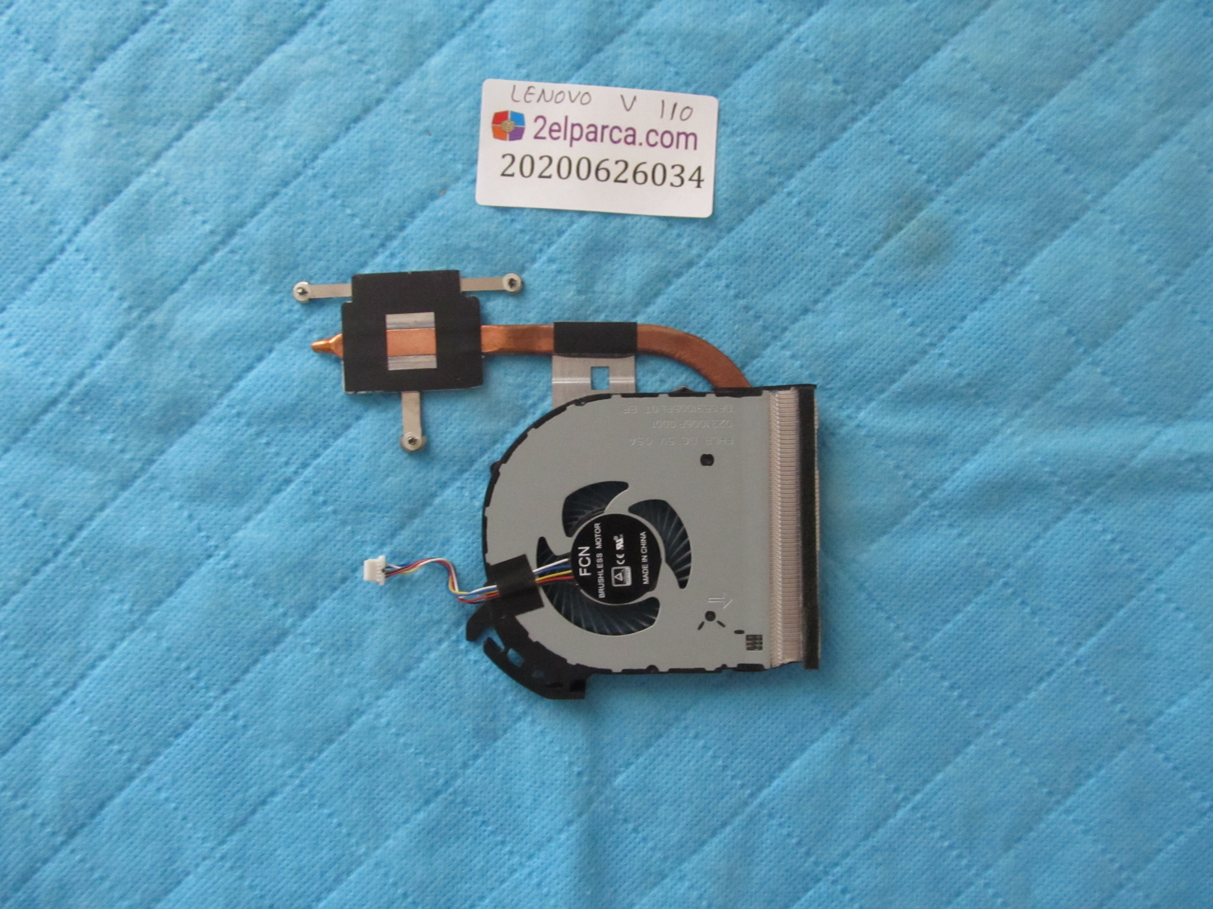 LENOVO Lenovo v110-15ast amd fan bakir soğutucu (heatsink) küçük görsel 2