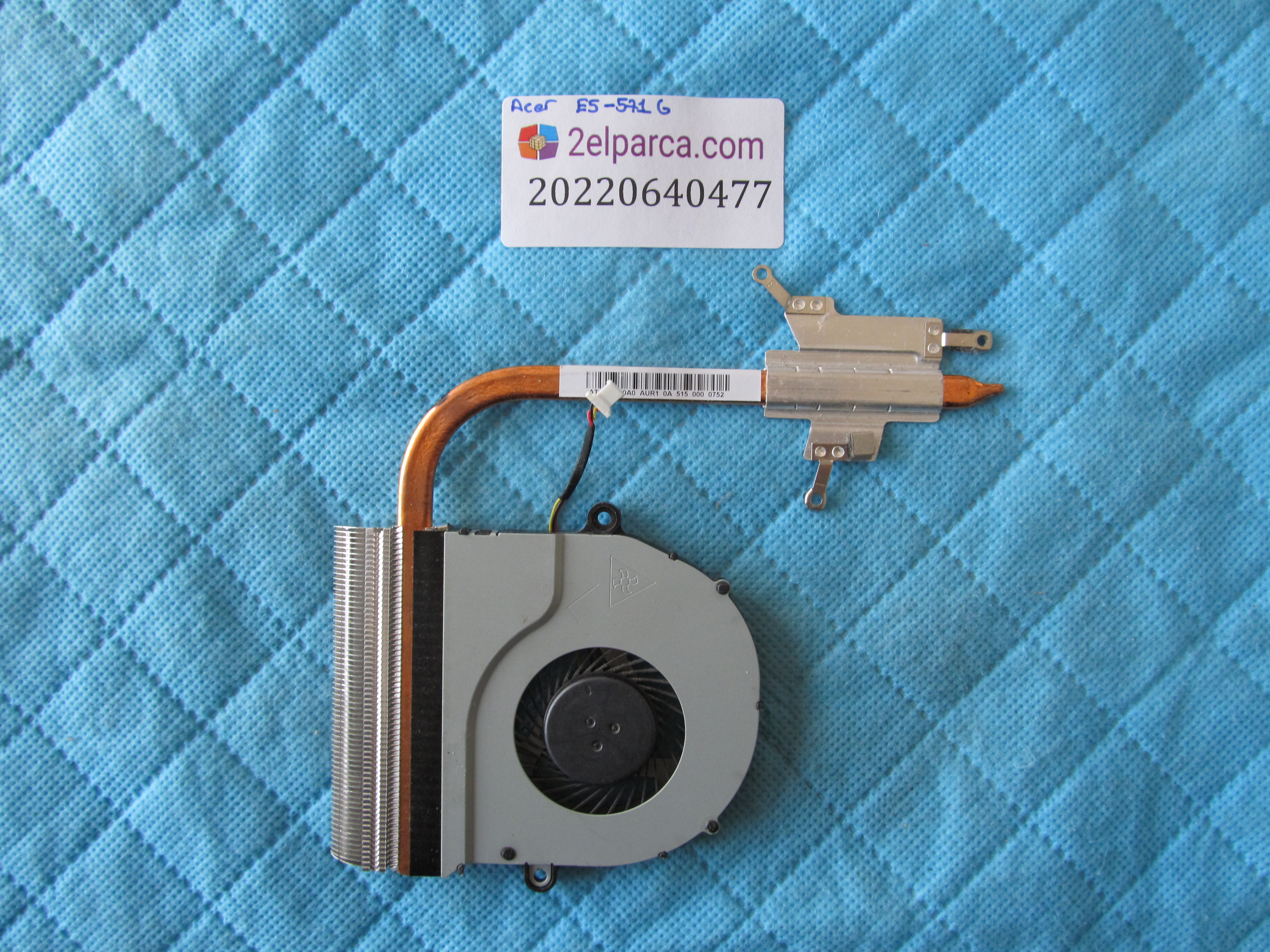 Acer e5-571g fan bakir soğutucu (heatsink) orjinal ürün