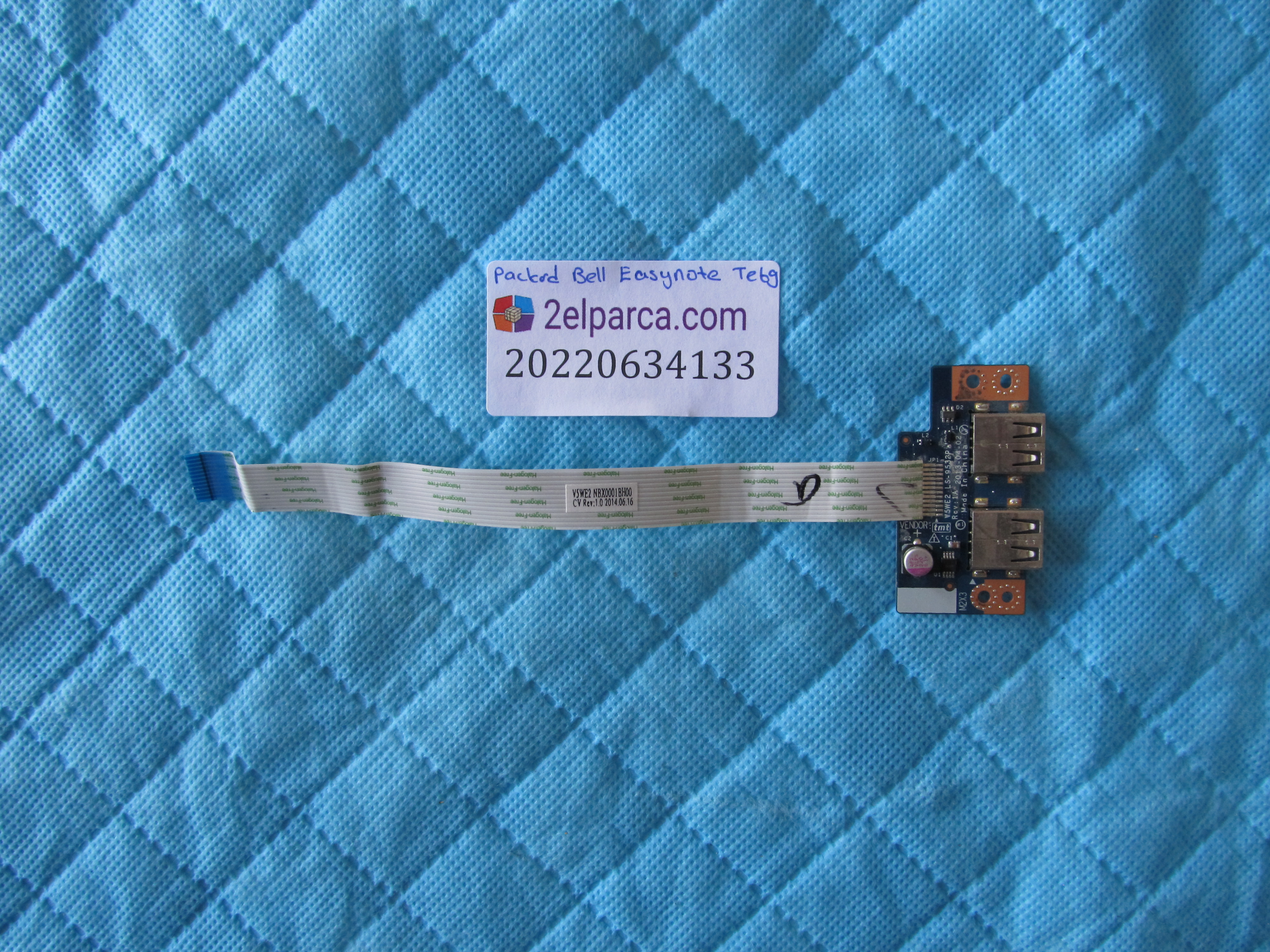 PACKARD BELL Packard bell easynote te69 usb kart flex dahil orjinal ürün küçük görsel 2