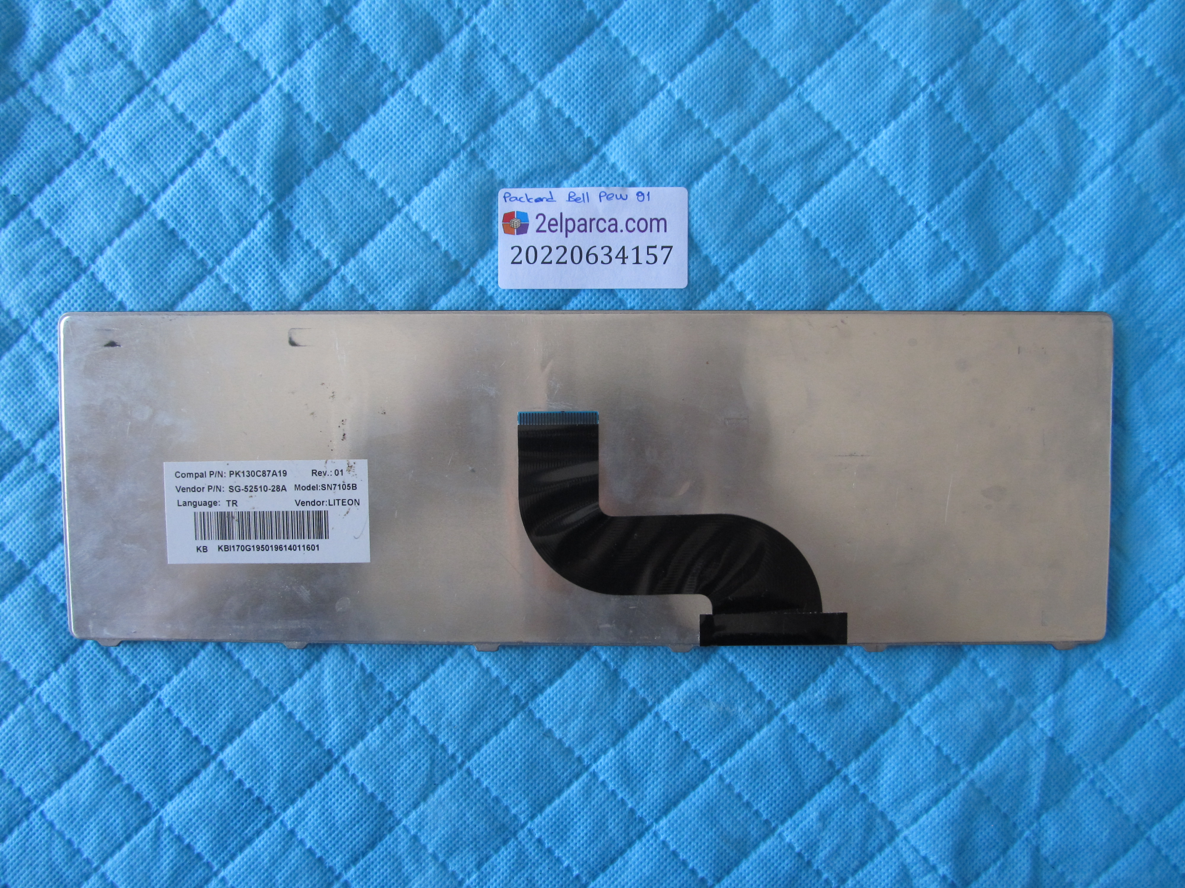 PACKARD BELL Packard bell pew91 klavye orjinal ürün küçük görsel 2