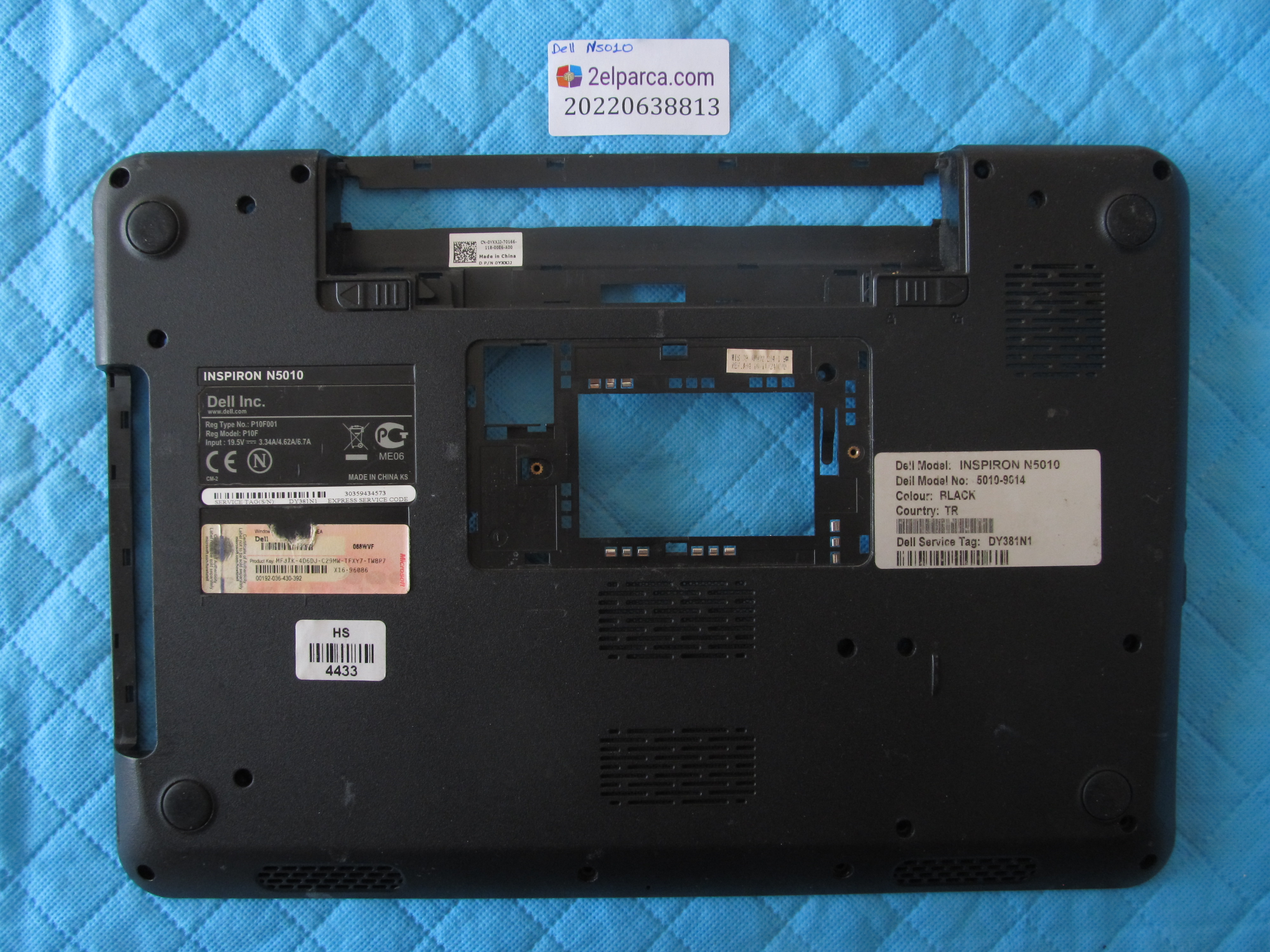 Dell n5010 alt kasa kapaği orjinal ürün