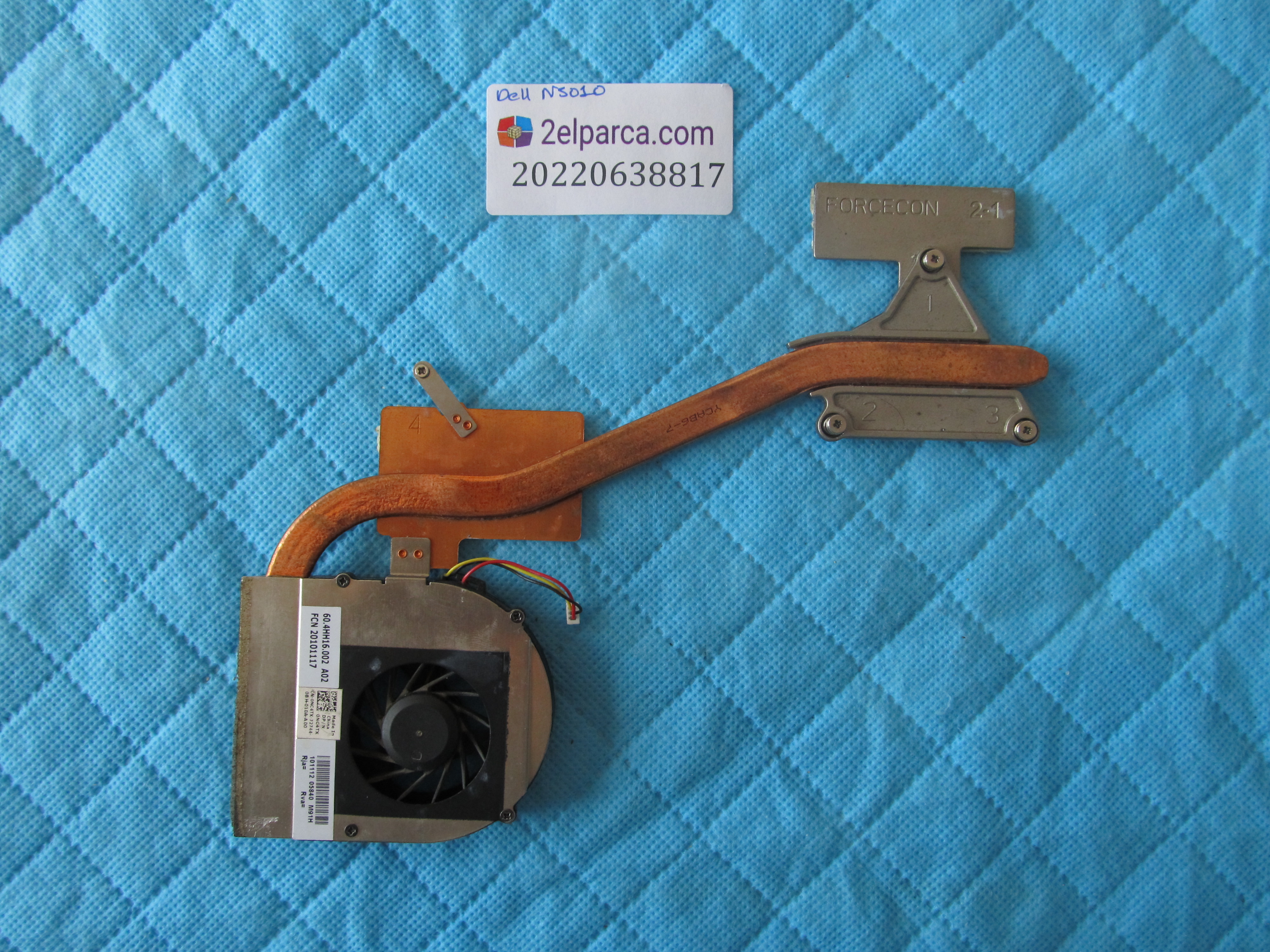 DELL Dell n5010 fan soğutucu bakir orjinal ürün küçük görsel 2