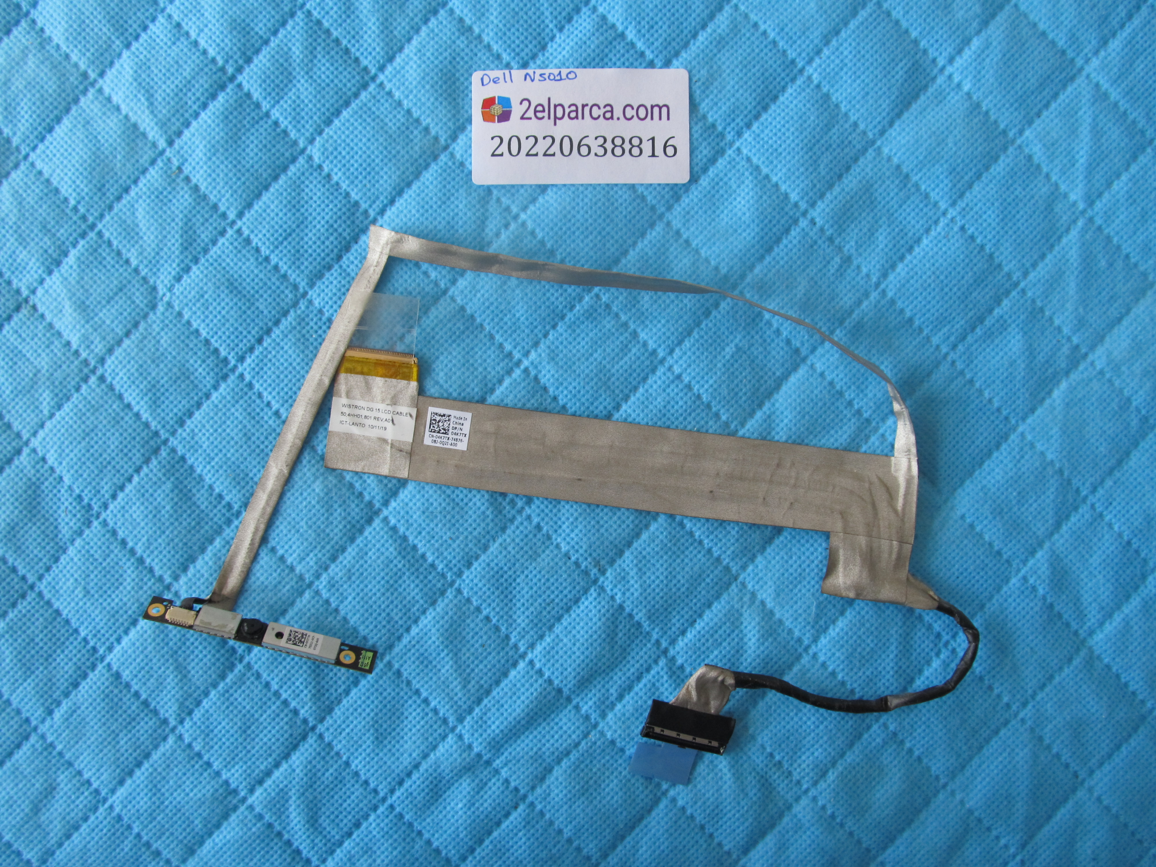 Dell n5010 led data kablo ve kamera orjinal ürün