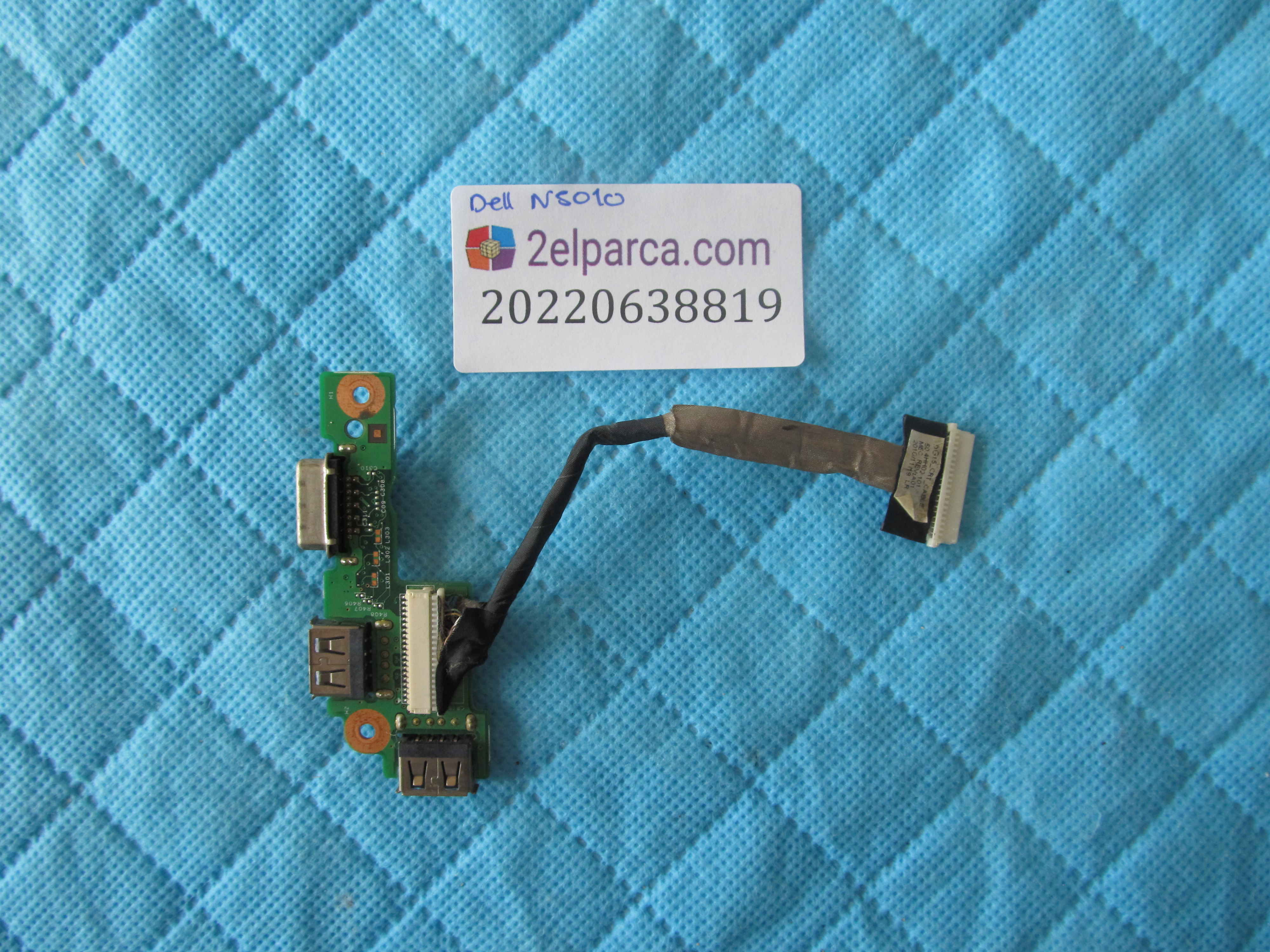 DELL Dell n5010 usb ethernet ve ses karti dc board orjinal ürün küçük görsel 2