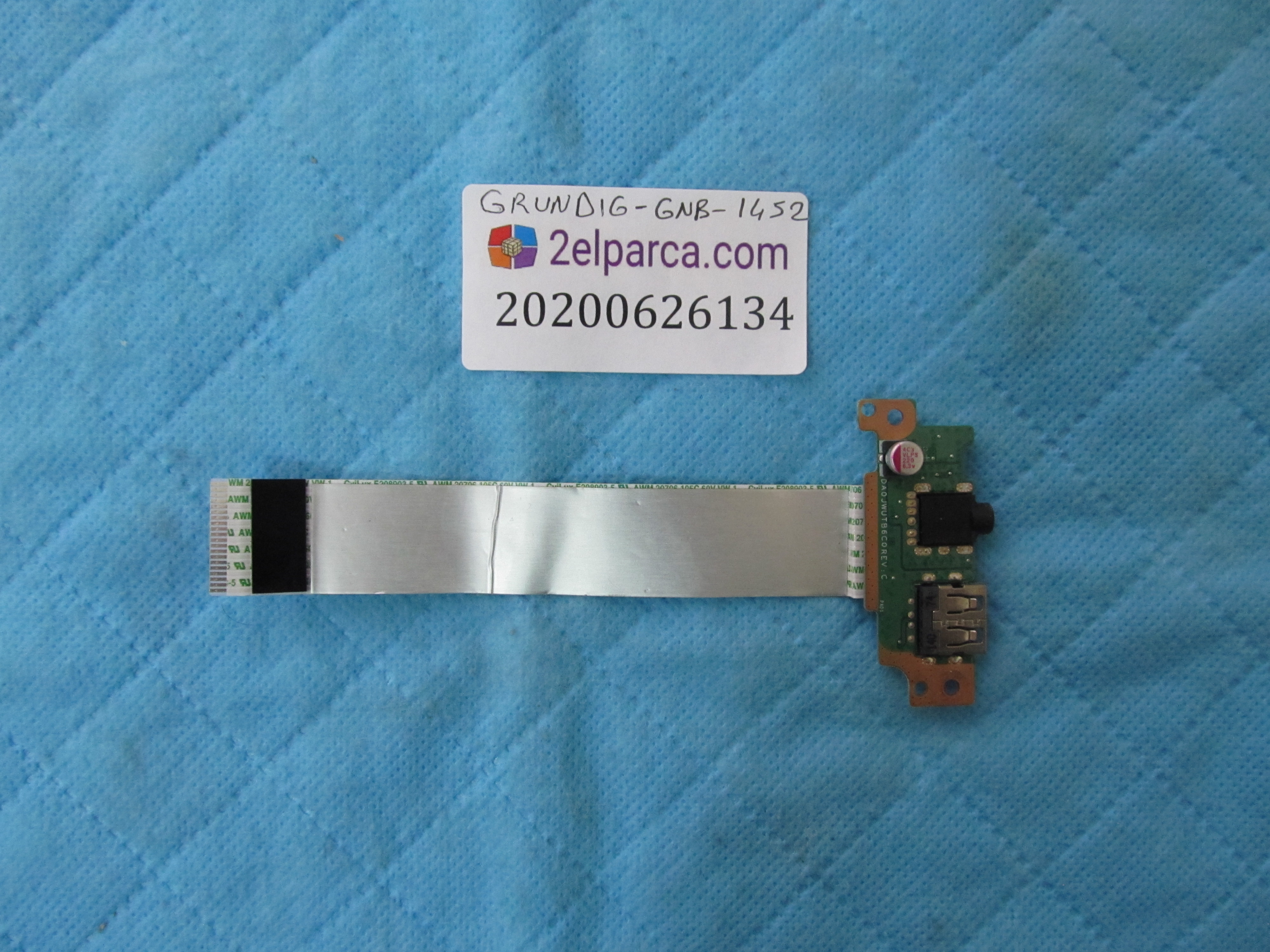 GRUNDİG Grundig gnb 1452 b1 n2 ses ve usb port flex orjinal ürün küçük görsel 2