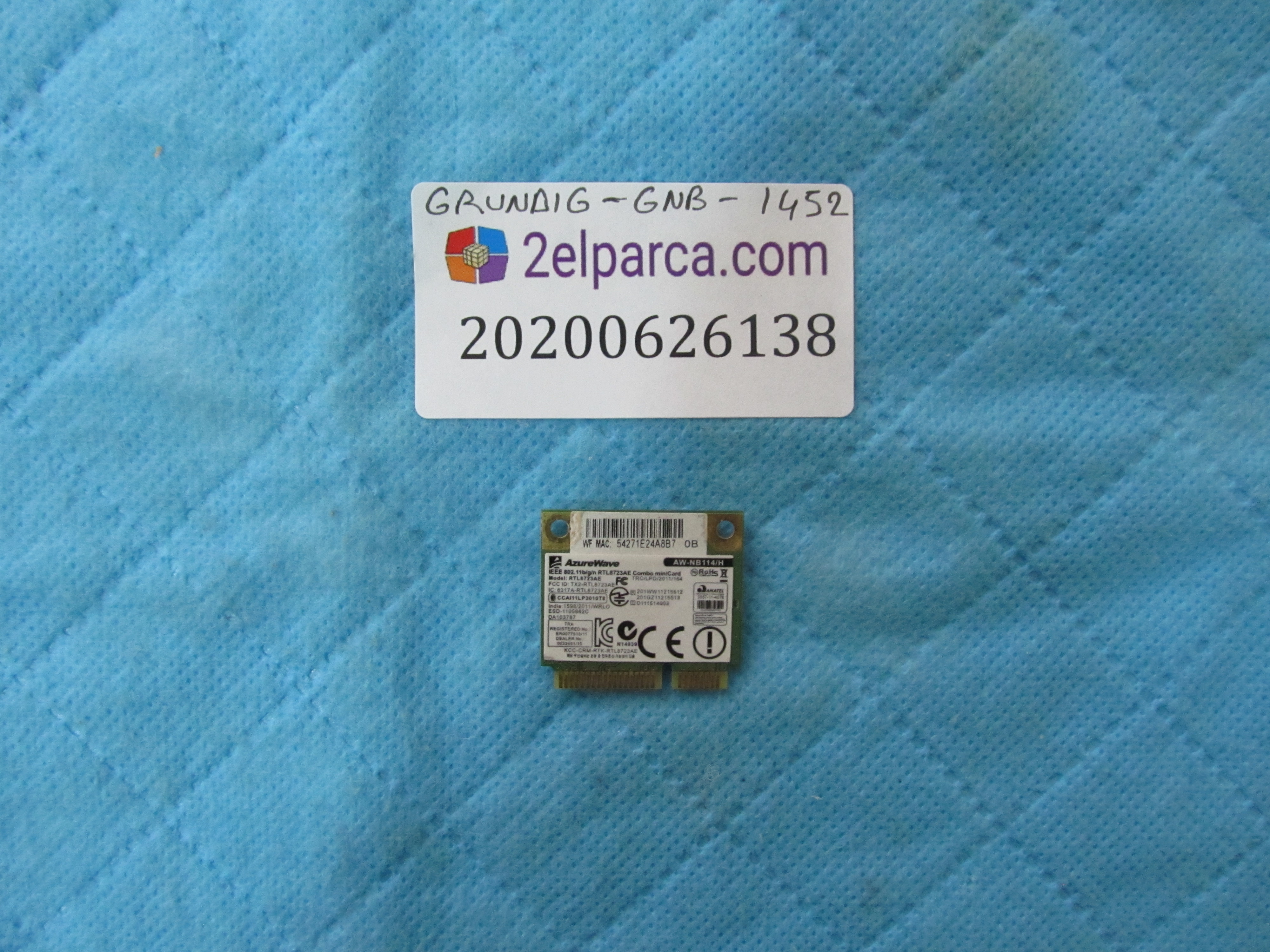 GRUNDİG Grundig gnb 1452 b1 n2 wifi karti orjinal ürün küçük görsel 2