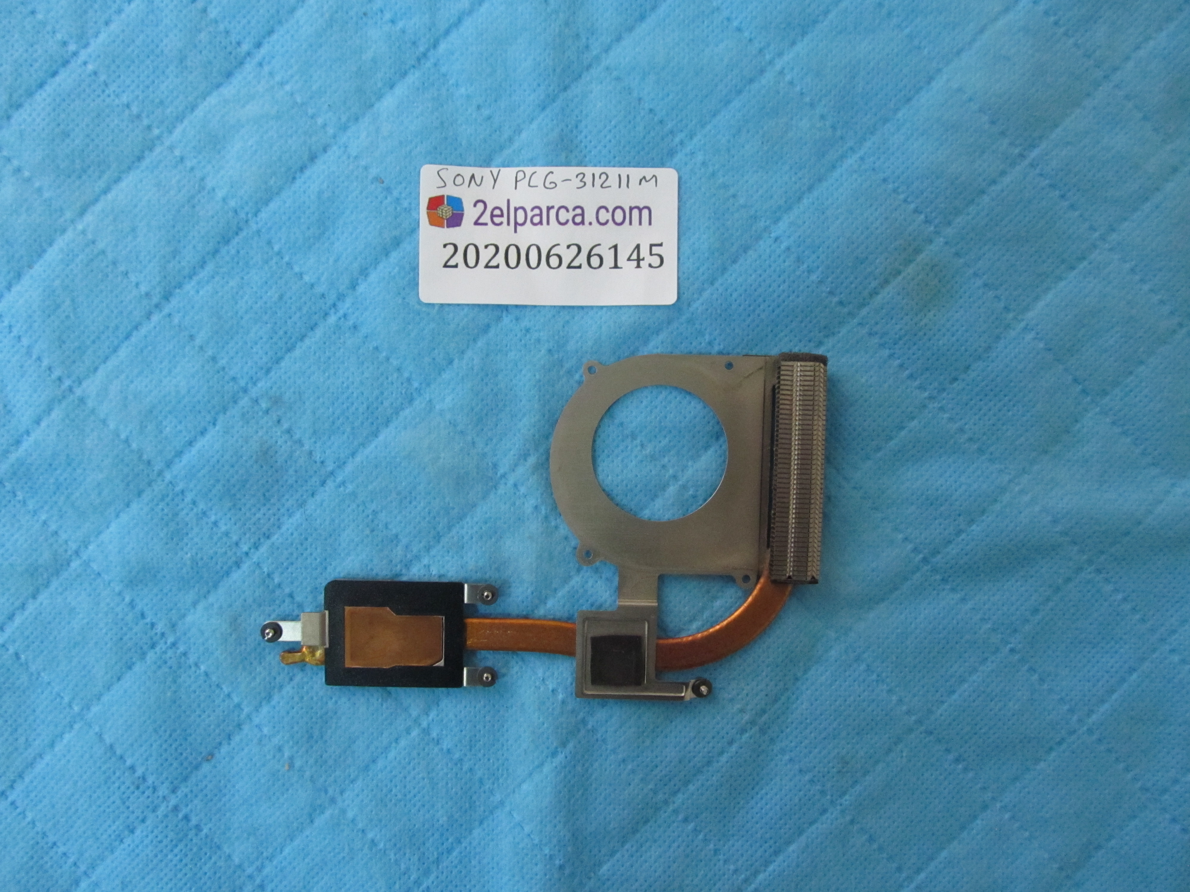SONY Sony pcg-31211m soğutucu bakir (heatsink) küçük görsel 2