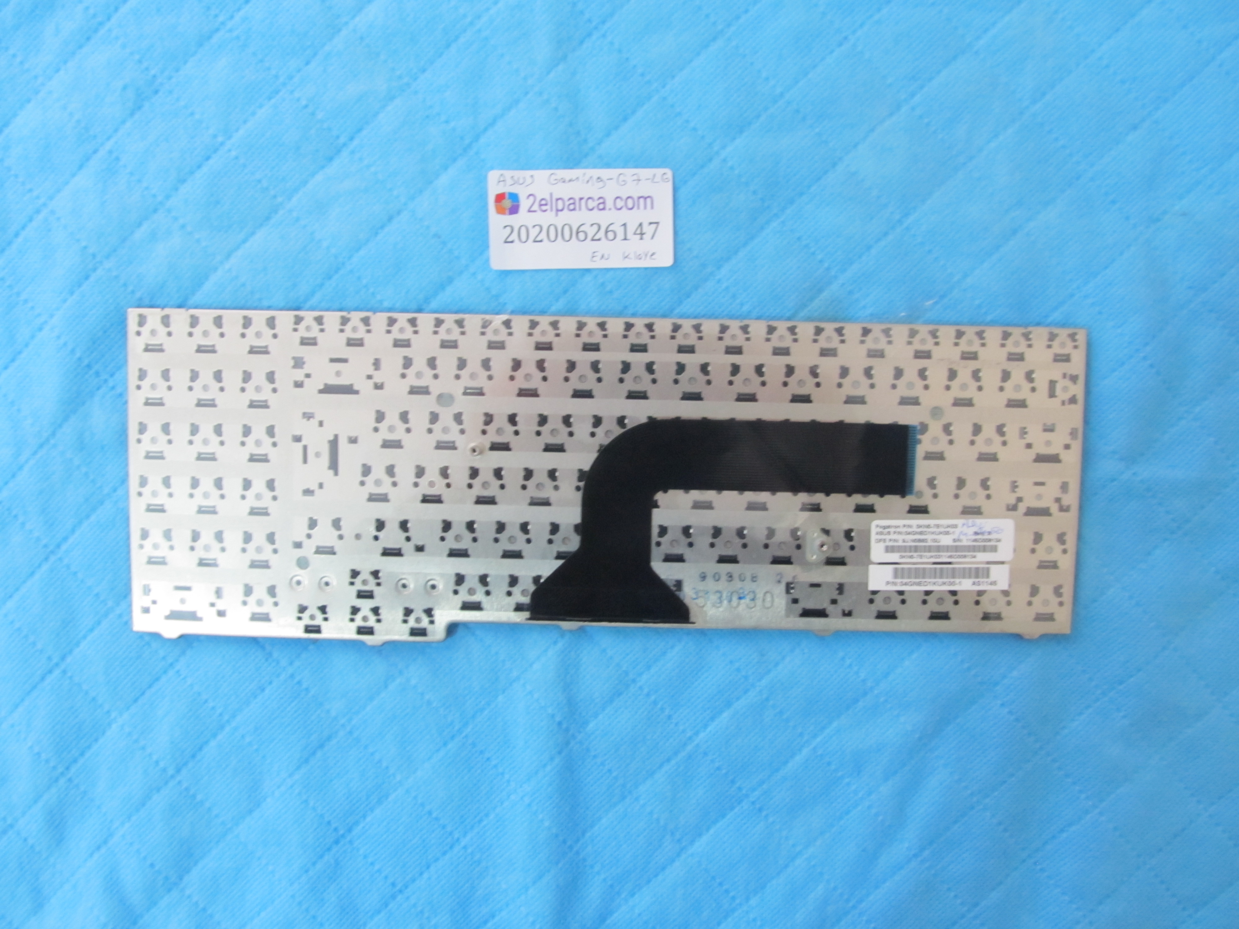 ASUS Asus gaming g70 klavye q en (tr sticker hediyeli) küçük görsel 2