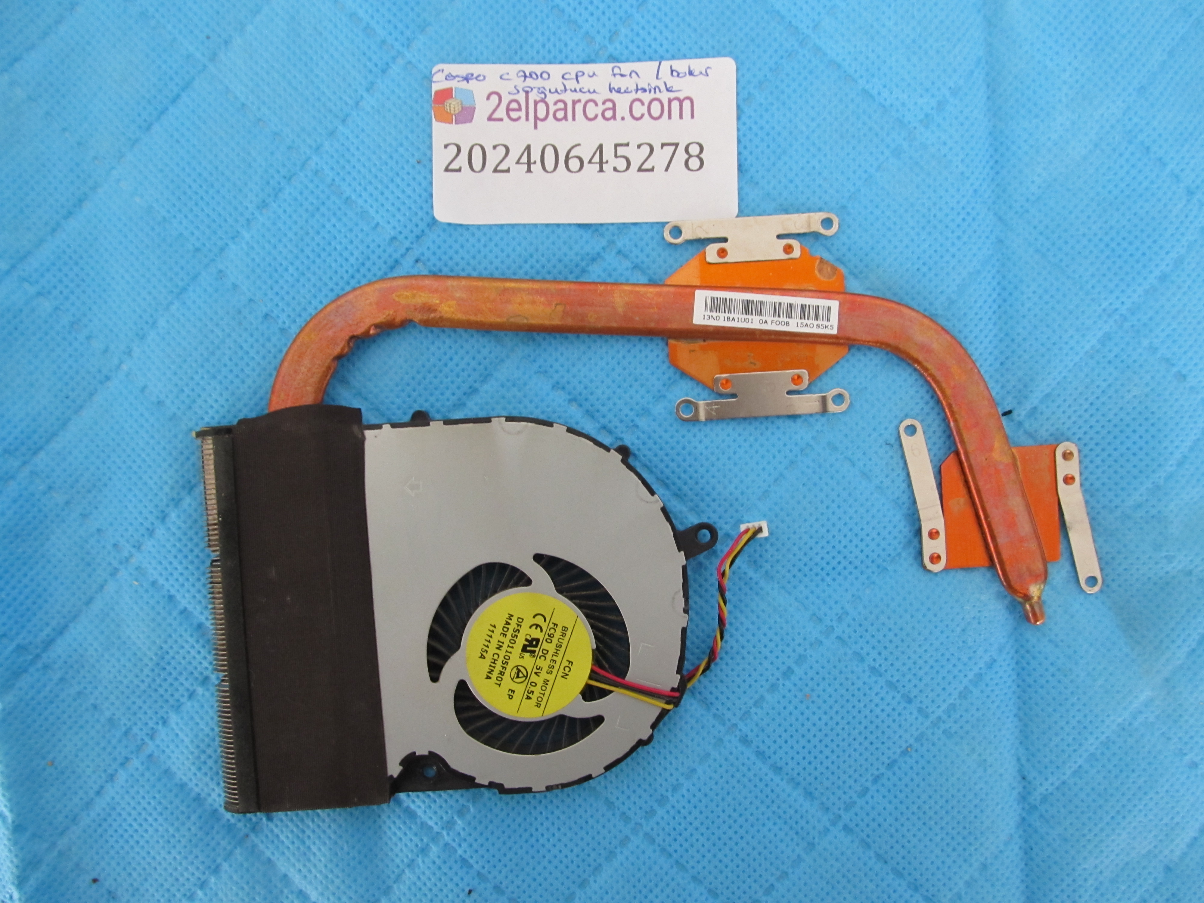 Casper c700 fan bakir soğutucu (heatsink) orjinal ürün