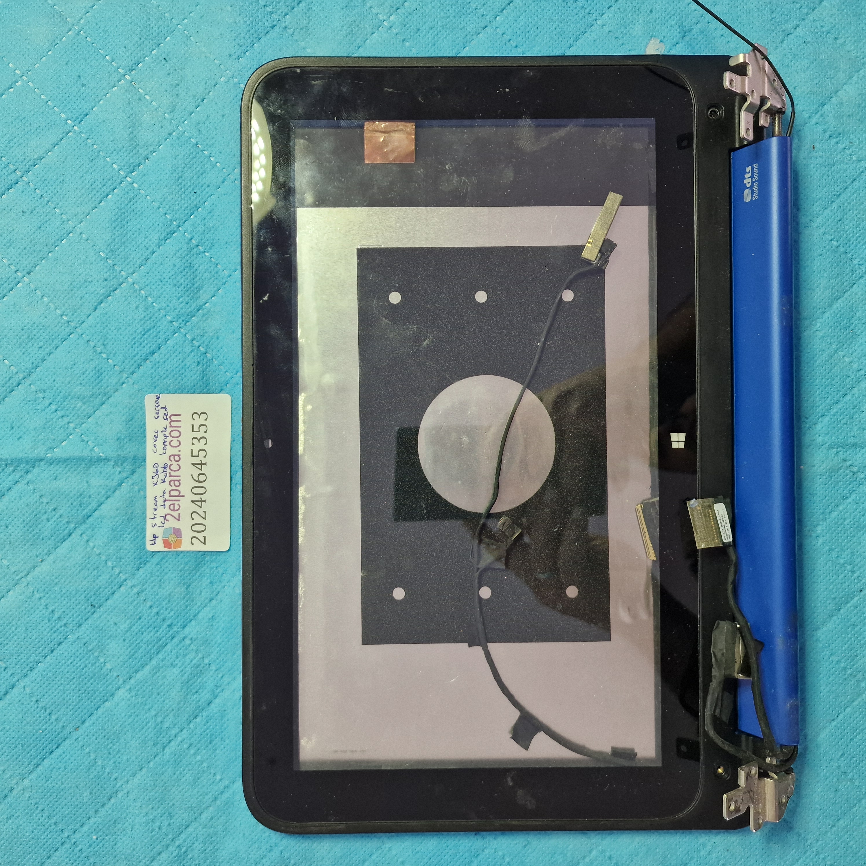 HP Hp Stream x360 cover çerçeve cam bezel lcd data kablo komple set orjinal ürün küçük görsel 2