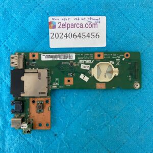 Asus K52F usb sd ethernet ses board kart orjinal ürün
