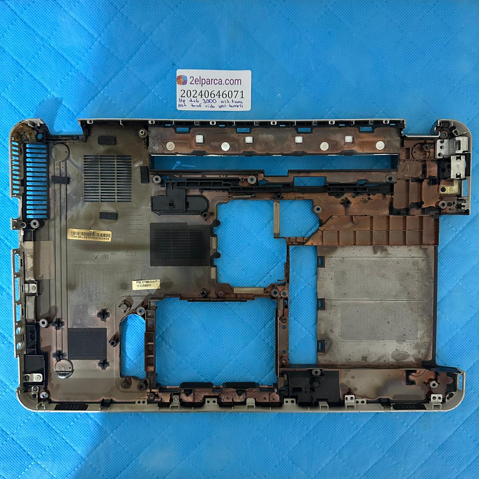 HP Hp Dv6 3000 alt kasa ( sol taraf vida yeri tamirli ) orjinal ürün küçük görsel 2