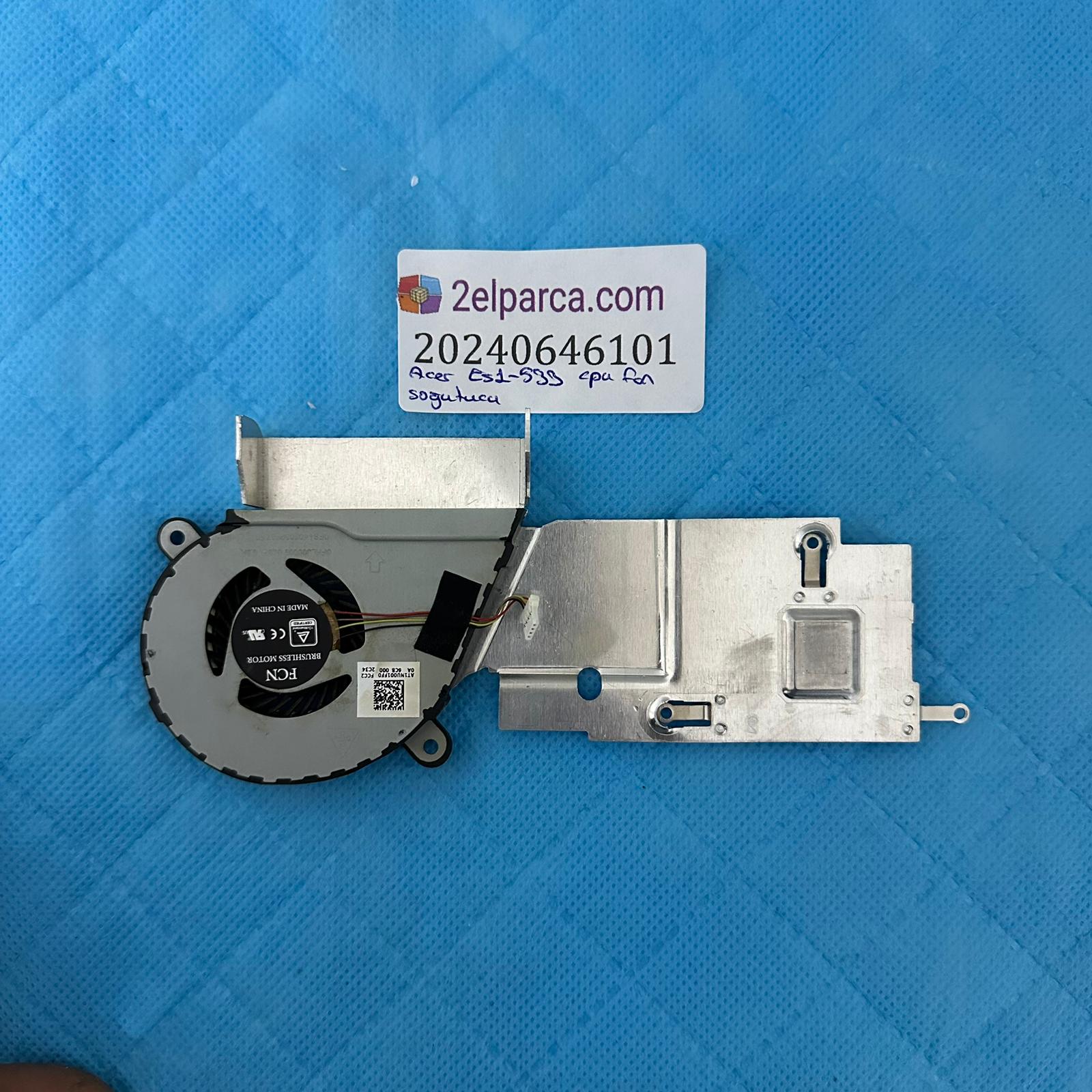ACER Acer Aspire 15 Es1-533 Cpu fan soğutucu orjinal ürün küçük görsel 2